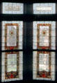Stained glass windows at Samuel Cupples House. St. Louis, MO.
