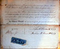 Title deed to Grants' property at Ulysses S. Grant NHS. St. Louis, MO.