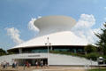 James S. McDonnell Planetarium uses a hyperboloid structure at St. Louis Science Center. St. Louis, MO.