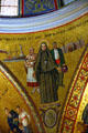 Mosaic of Mother Cabrini of New York City in Saint Louis Cathedral. St Louis, MO.