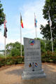 Battle of the Bulge Memorial outside Jefferson Barracks Military Museum. St. Louis, MO.