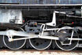 Drive wheels Union Pacific #4006 Big Boy steam locomotive at St. Louis Museum of Transportation. St. Louis, MO.