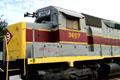 Erie-Lackawanna #3607 Diesel locomotive by EMD at St. Louis Museum of Transportation. St. Louis, MO.