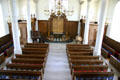 Interior of Christopher Wren's Church of St. Aldermanbury at Westminster College. Fulton, MO.