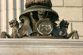 Griffins supporting lamp stand at Missouri State Capitol. Jefferson City, MO.