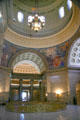 Rotunda under dome at Missouri State Capitol. Jefferson City, MO.