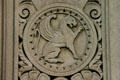 Art Deco relief of griffin on former Fidelity Bank & Trust. Kansas City, MO.