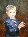Portrait of Paul Havilland by Pierre-Auguste Renoir at Nelson-Atkins Museum. Kansas City, MO.