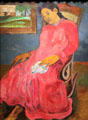 Faaturuma painting by Paul Gauguin at Nelson-Atkins Museum. Kansas City, MO.
