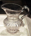 American mold-blown glass pitcher at Nelson-Atkins Museum. Kansas City, MO.