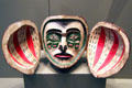 Kwakiutl sea urchin transformation mask from British Columbia at Nelson-Atkins Museum. Kansas City, MO.