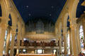 Interior with organ of Kansas City Cathedral. Kansas City, MO.