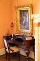 Desk under painting at Lewis-Bingham-Waggoner House. Independence, MO.