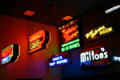 Neon sign collection from jazz clubs at American Jazz Museum. Kansas City, MO.