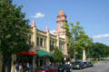 Spanish-style architecture along Ward Pkwy. at Country Club Plaza shopping area. Kansas City, MO.
