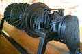 Iron crankshaft recovered from Arabia at Steamboat Arabia Museum. Kansas City, MO.