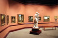 Painting gallery at University of Missouri Museum of Art & Archaeology. Columbia, MO.
