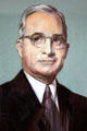 Portrait of Harry S. Truman by Margaret Truman at Truman Birthplace House. Lamar, MO