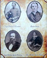 Charles L. Lumsden, Dewitt Smith, & Gen. & Mrs. William Giles Harding - Confederate leader photos at Jefferson Davis presidential library at Beauvoir. Biloxi, MS.