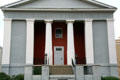 Older Greek-Revival wing of Galloway Memorial United Methodist Church. Jackson, MS.