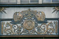 Shield over portal of Hinds County Court House. Jackson, MS.