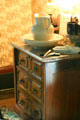 Dresser with wash basin & pitcher in Manship House. Jackson, MS.