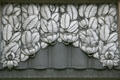 Cast aluminum detail of magnolias at War Memorial Building. Jackson, MS.