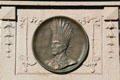 Fountain with Natchez Indian Medallion. Natchez, MS