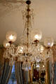 Chandelier at Monmouth mansion. Natchez, MS.
