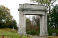 Memorial Arch by Charles Lawhon at Vicksburg National Military Park. Vicksburg, MS.