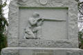 Ohio Monument of 20th infantry with soldier aiming flintlock. Vicksburg, MS.