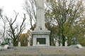 Statues at base of Wisconsin State Memorial. Vicksburg, MS.