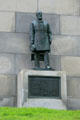 Admiral David Dixon Porter sculpture by Lorado Taft on Navy Monument. Vicksburg, MS.