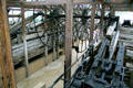 USS Cairo recovered engines & internal paddlewheels covered to protect them from enemy shells. Vicksburg, MS.