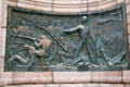 Bronze relief of Confederate soldiers on Missouri State Memorial. Vicksburg, MS.