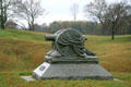 Ohio Monument of 16th battery of draped canon. Vicksburg, MS.