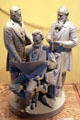 Council of War sculpture includes U.S. Grant & Lincoln. Vicksburg, MS.
