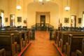 Restored courtroom in Old Court House Museum. Vicksburg, MS.