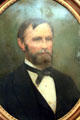 Portrait of Jefferson Davis in Old Court House Museum. Vicksburg, MS.