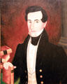 Portrait of Alexander Gallatin McNutt, governor of MS at Old Court House Museum. Vicksburg, MS.