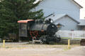 Saddleback steam locomotive #122 at World Museum of Mining. Butte, MT.