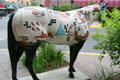 Mosaic horse sidewalk art. Billings, MT.