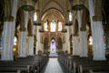 Interior of Cathedral of Saint Helena. Helena, MT.