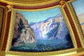 Gates of the Mountains mural by F. Pedretti in Old State Supreme Court at Montana State Capitol. Helena, MT.