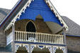 Gothic details of George Thaxton House. Virginia City, MT.
