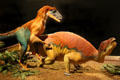 Sculpted Deinonychus attacking Tenotosaurus by Matt Smith & Tammy Payne Smith at Museum of the Rockies. Bozeman, MT.