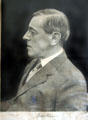 Portrait of Woodrow Wilson by Pach Brothers of New York at Aurora Plainsman Museum. Aurora, NE.