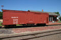 Durango & Rio Grande Western boxcar at Stuhr Museum. Grand Island, NE.