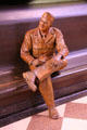 Sculpted WW II soldier in waiting room capture past of Omaha Union Station. Omaha, NE.