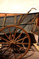 Brake on covered wagon at Durham Western Heritage Museum. Omaha, NE.